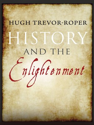 cover image of History and the Enlightenment